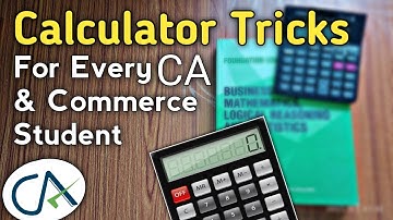 Calculator Tricks For Every CA & Commerce Students Must Know | Time-Saving Calculator Tips