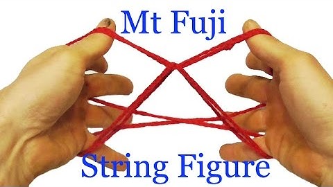 String Tricks! Fun Beginners Mt Fuji String Figure