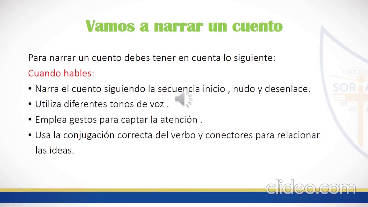 Narran VAMOS A NARRAR UN CUENTO - YouTube