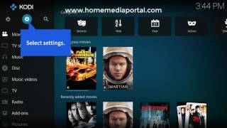 Enable DLNA Kodi - Kodi Media Server Setup screenshot 1