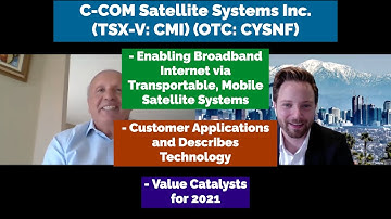 C-COM Satellite Systems on Enabling Broadband Internet via Transportable, Mobile Satellite Systems
