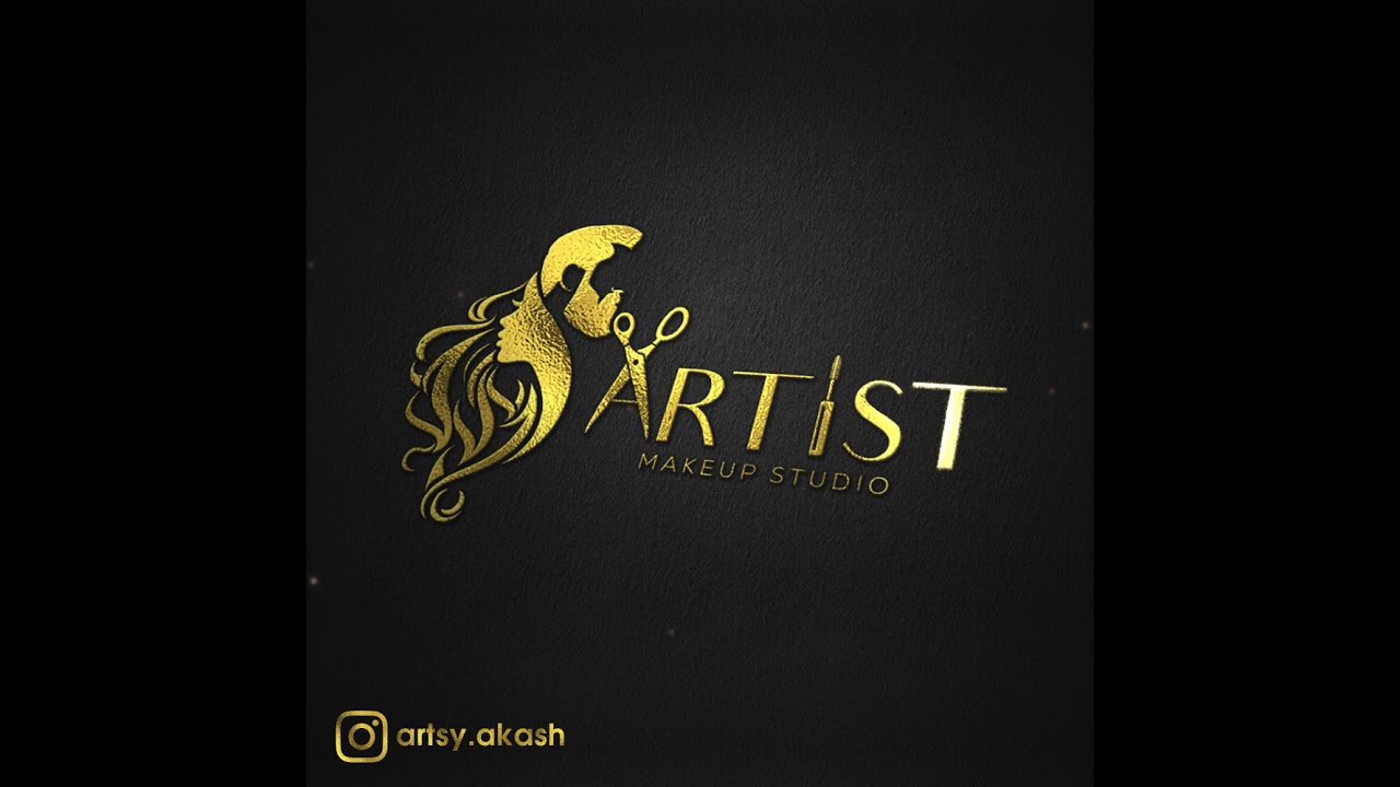 Artist Makeup Studio | Logo design #Shorts - YouTube