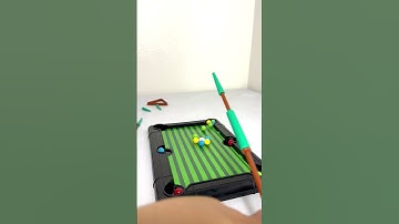 Table Top Pool Table Game - Must Watch and Enjoy