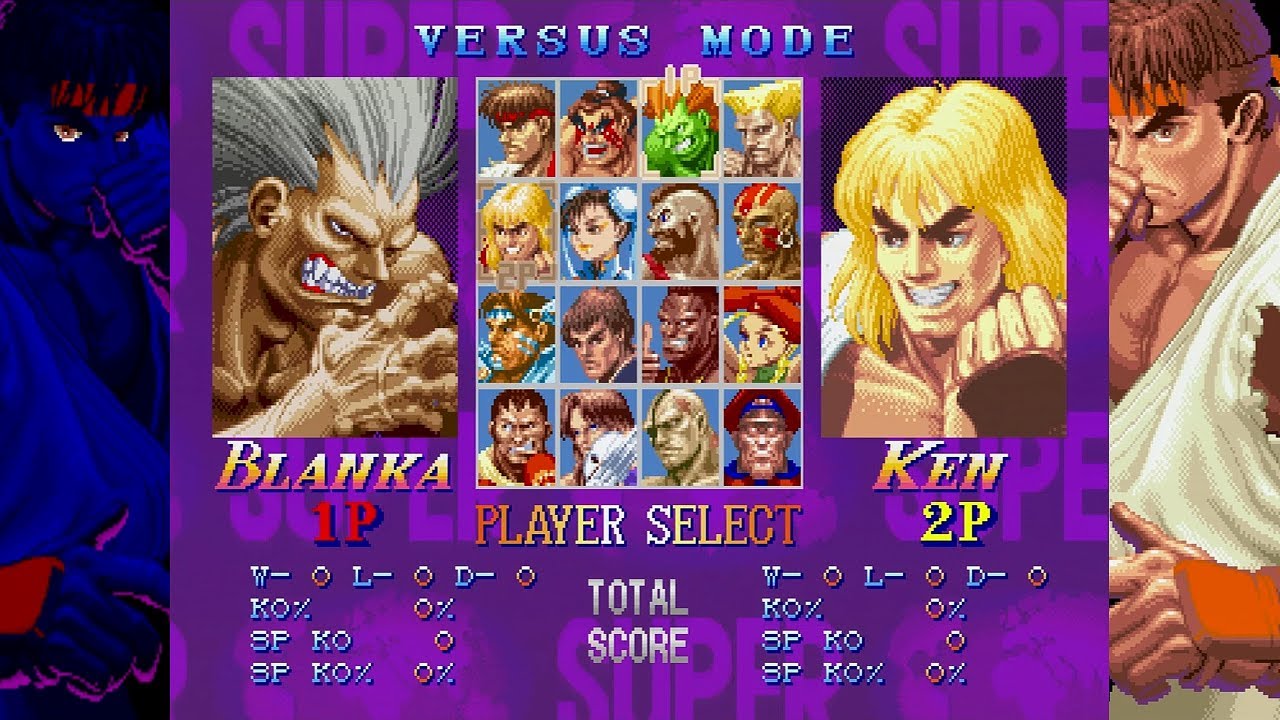 Ssf2t Roster Super Street Fighter 2 Characters