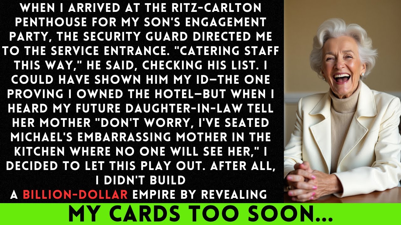 At My Son’s Engagement Party, I Showed Up as a CEO—But His Fiancée’s Family Treated Me Like The Help