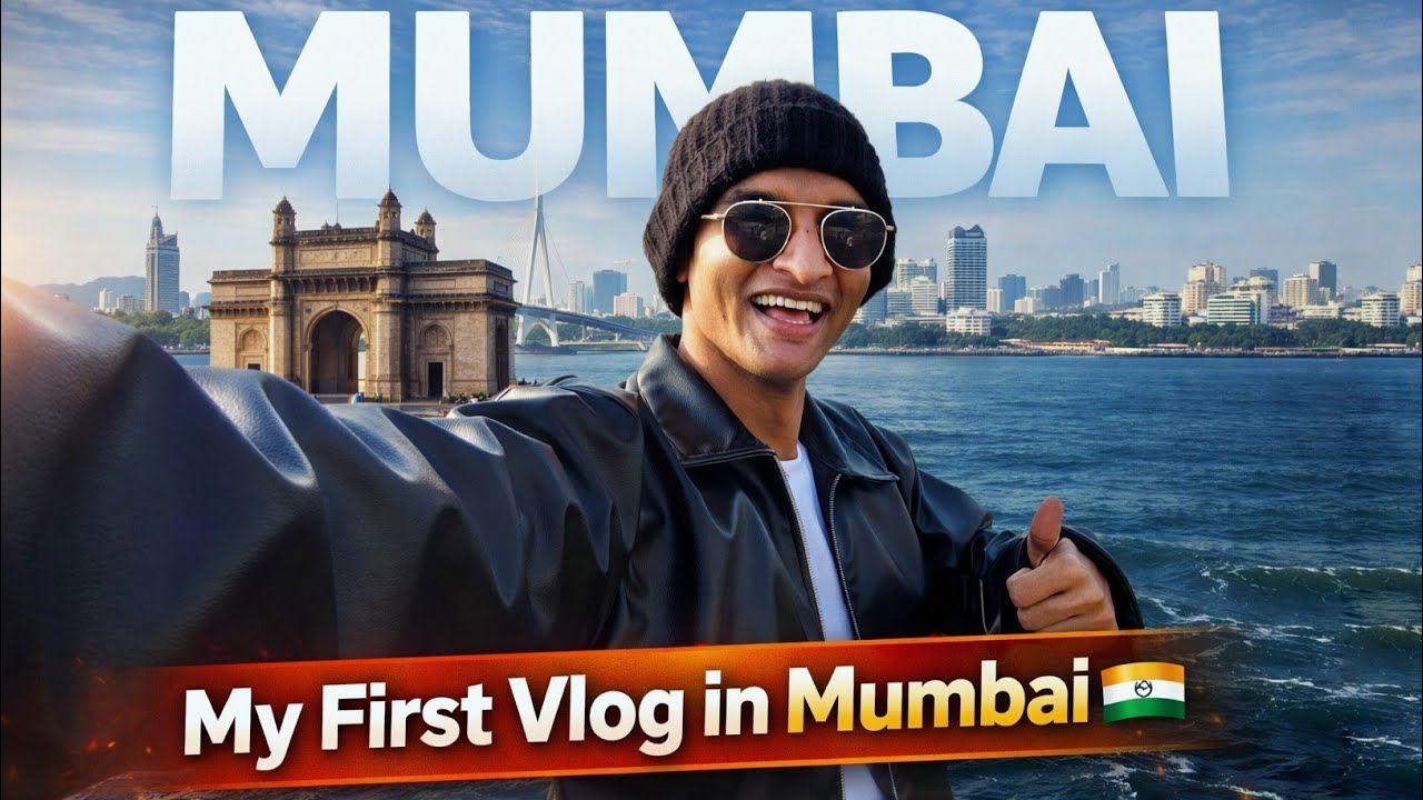 My First Day in Mumbai 😍 | Dream City Vlog Begins 🇮🇳