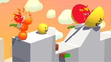 SLICE IT ALL 🔪🍊 ASMR Slicing Game IOS Android All Levels Gameplay Walkthrough Level 29-30