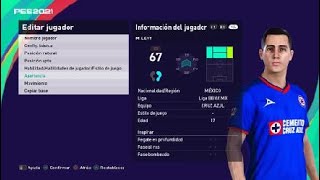 PES 2021 Apertura 2023 Cruz Azul Mateo Levy