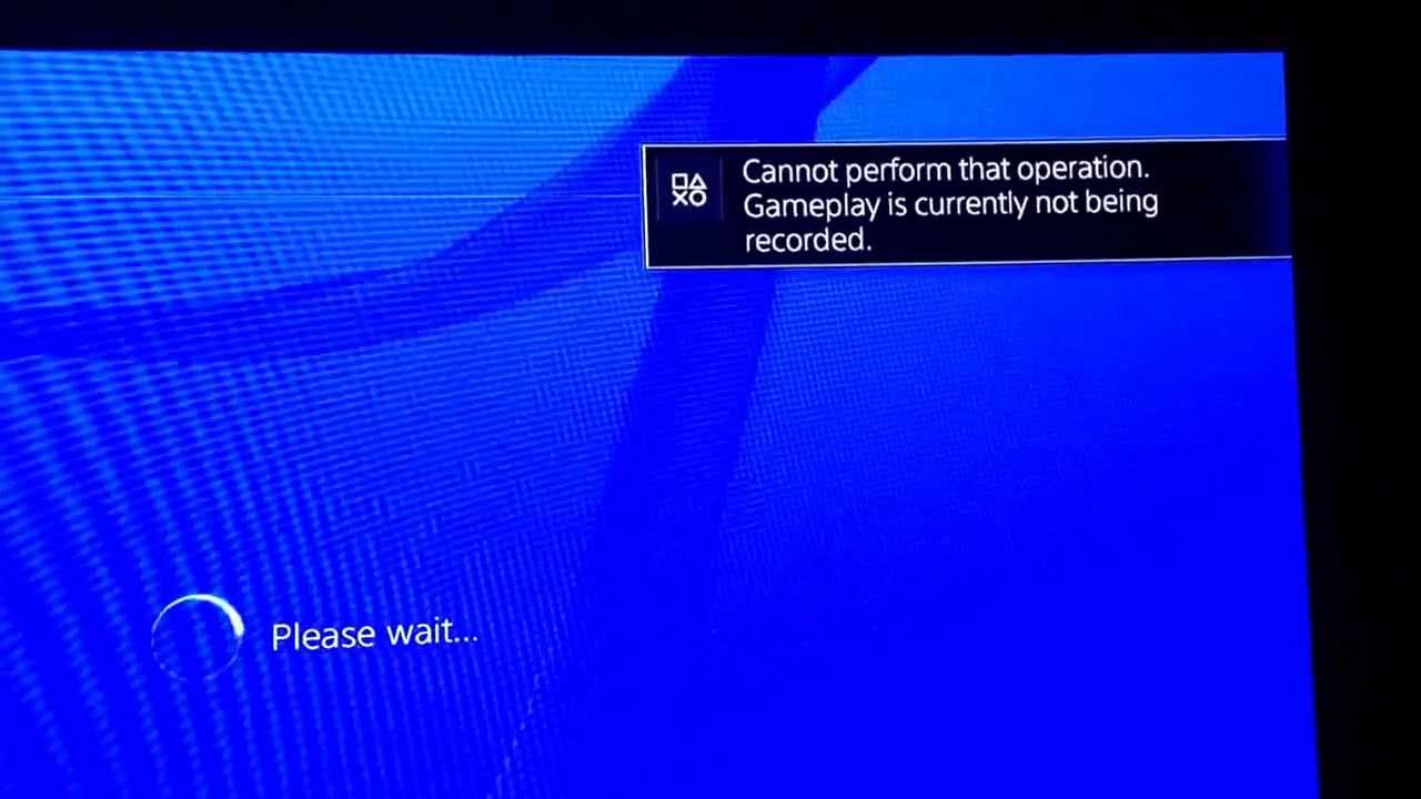 Ps4 under maintenance YouTube