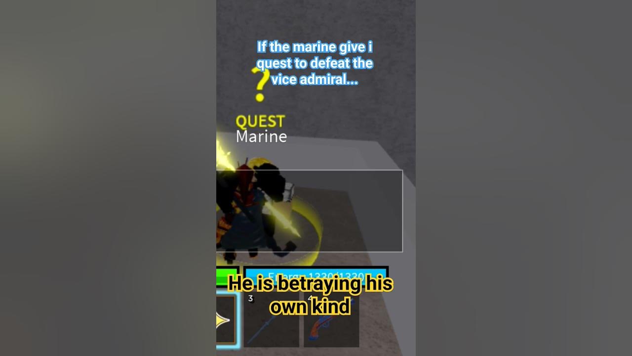 Quest givers are suspicious#roblox #bloxfruits #marine#betrayal - YouTube