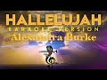 Alexandra burke  hallelujah karaoke wbacking vocals