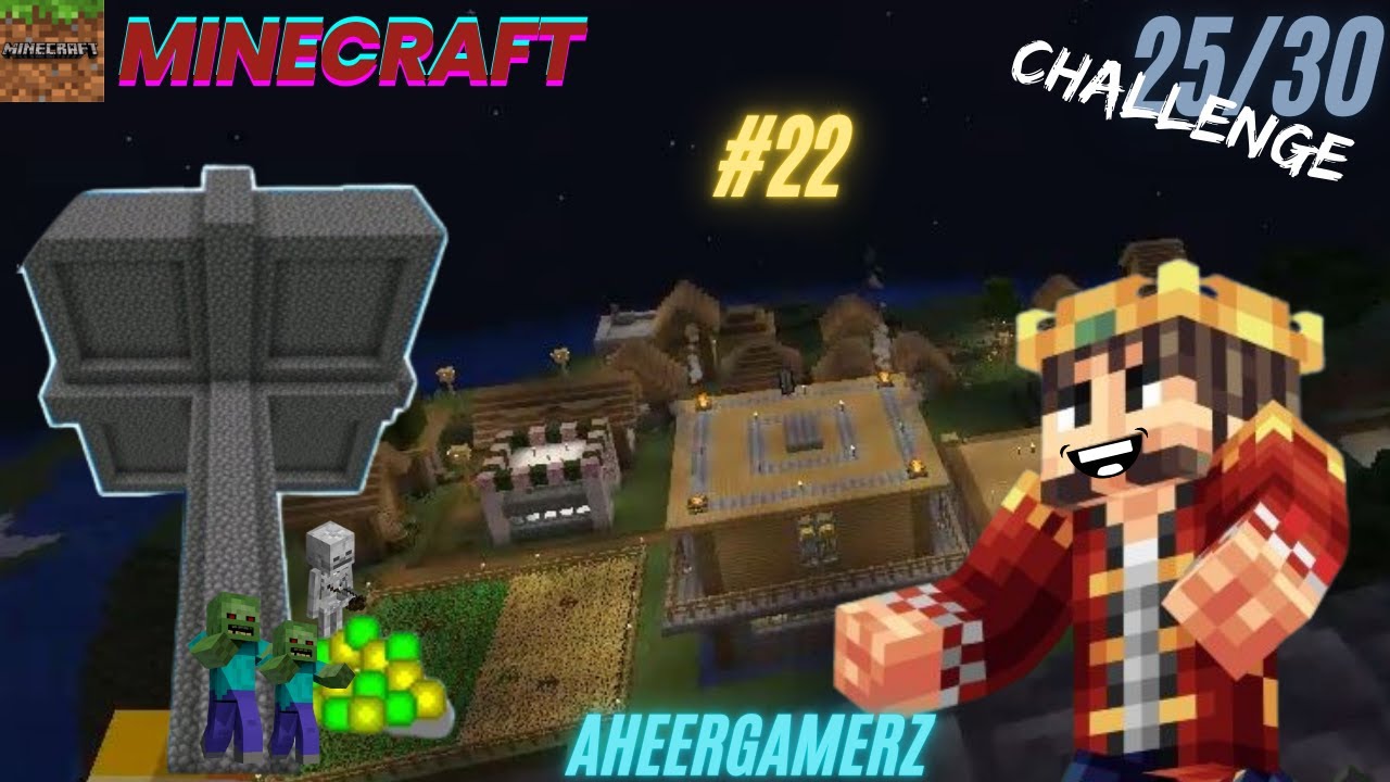 Quick & Easy XP Farm Build Guide | Minecraft Survival Tips @AheerGamerz ...