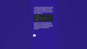 Python conditional one or the other but not both #shorts