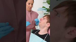 suspicious about your dental hygienist? #shorts