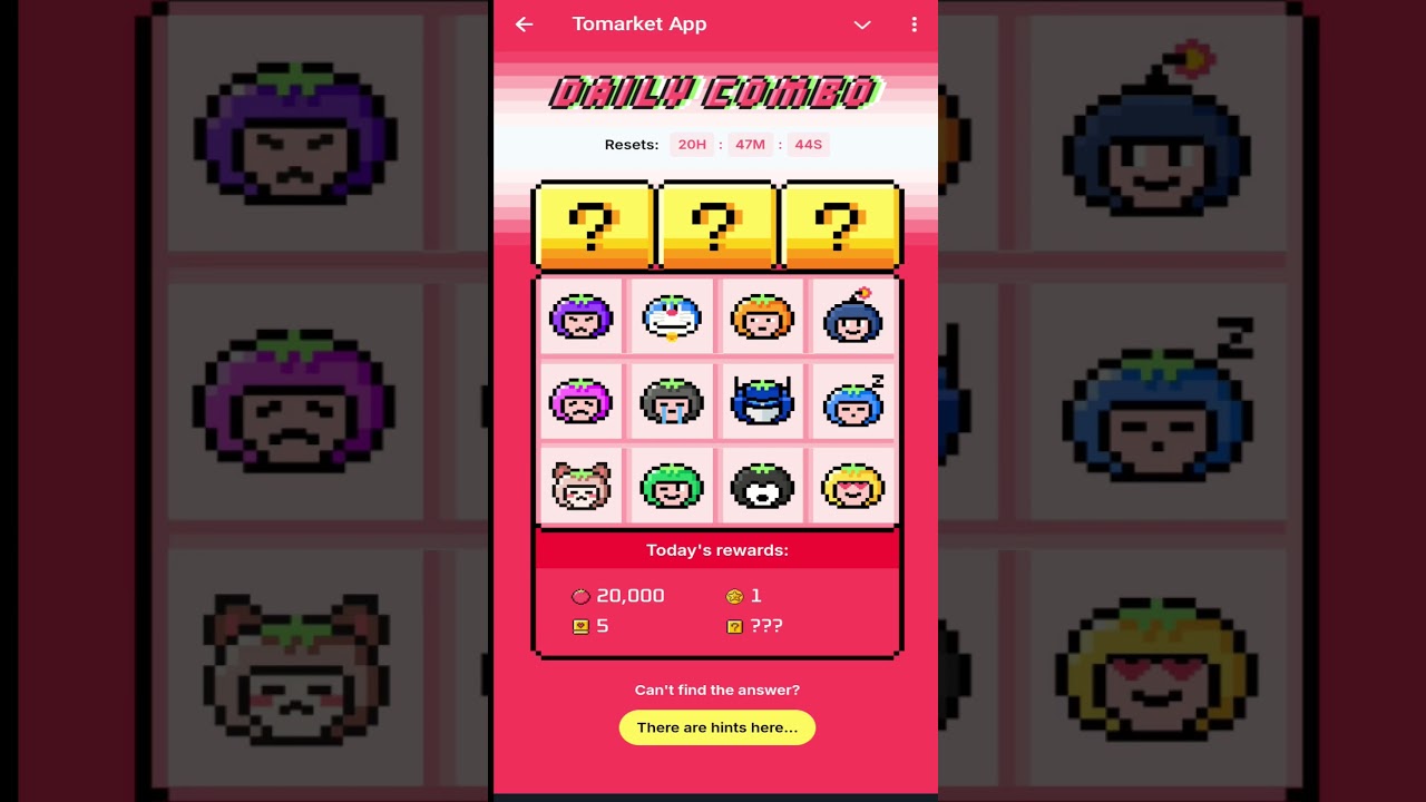 Tomarket daily combo 25 October