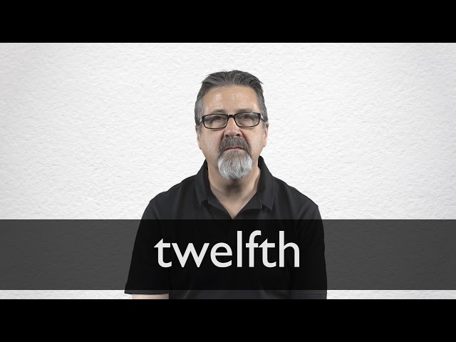 How to pronounce TWELFTH in American English 