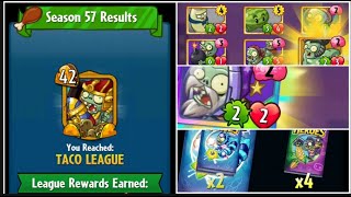 PvZ Heroes Season 57 Taco League Reward Earned | 31st October 2022 screenshot 3