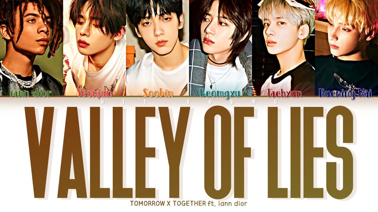 TXT "Valley of Lies" ft. iann dior (Color Coded Lyrics)