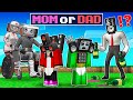 Who will jj and mikey stay with tv woman or speaker dad in minecraft  maizen