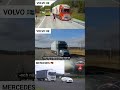 test braking Auto  volvo XC60 vs Mercedes truck in brake power!