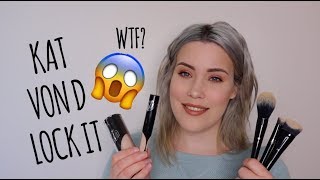 Kat Von D LOCK IT COLLECTION + POWDER FOUNDATION REVIEW | OILY SKIN