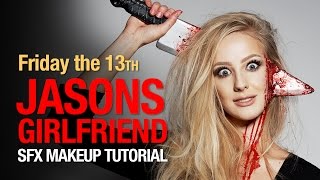 Friday the 13th Jasons Girlfriend DIY  Halloween makeup