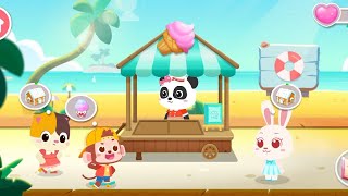 BabyBus | Ice Cream Truck | Baby Panda | Making Ice Cream in a Chocolate Bowl | #babybus 1304 screenshot 5