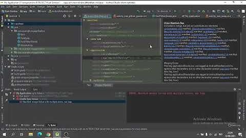 HOW TO FIX - ERROR: Manifest merger failde with multiple errors, see logs