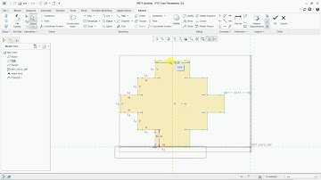 Creo Tutorial  Mirror And Datum Plane