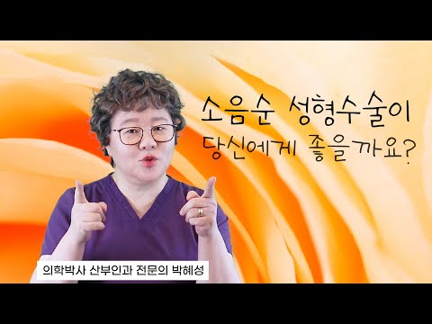 [산부인과TV 338편] 소음순 수술이 뭔가요?