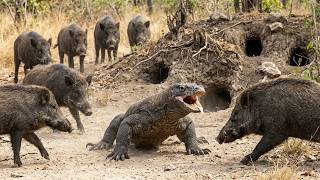 Komodo Dragon Digs Fake Nests To Protect Her Eggs… But Enemies Are Closing In!