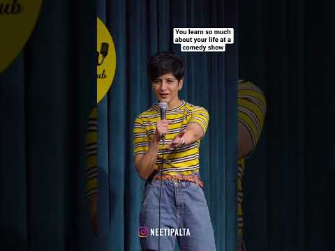 “Find yourself” at a live comedy show