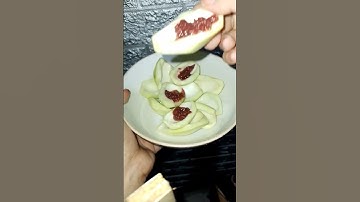 Sour Mango with bagoong  alamang #satisfying #shorts #viral