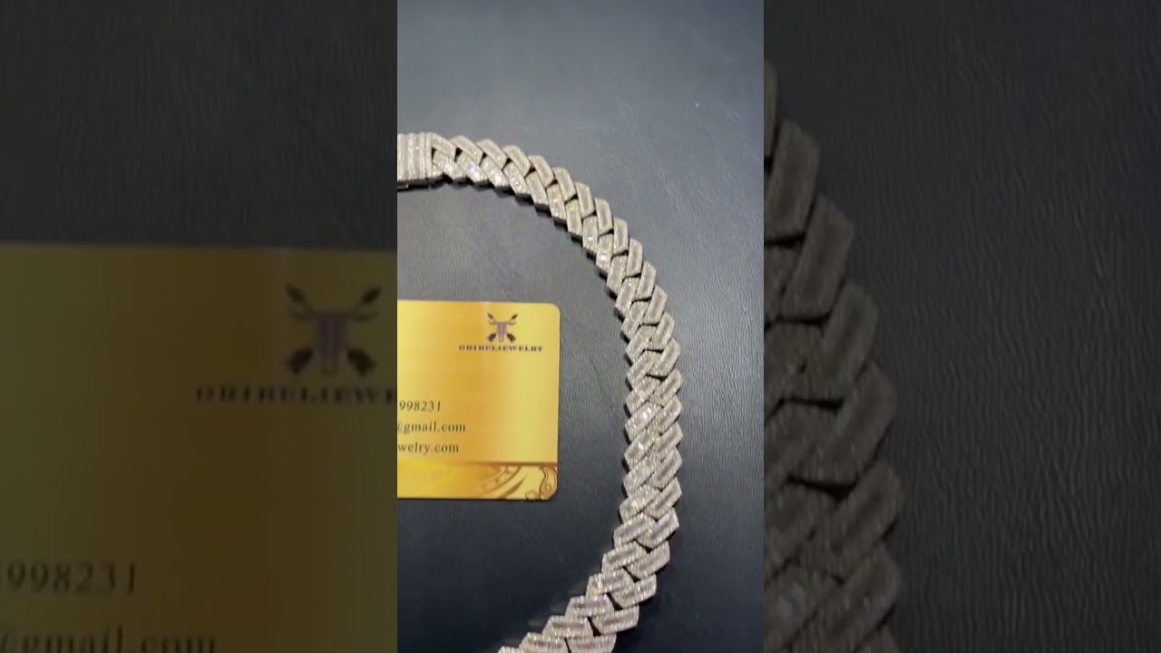 Cuban chain⛓yangping custom hiphop jewelry factory icedout tennis link diamond pendant ring bussdown