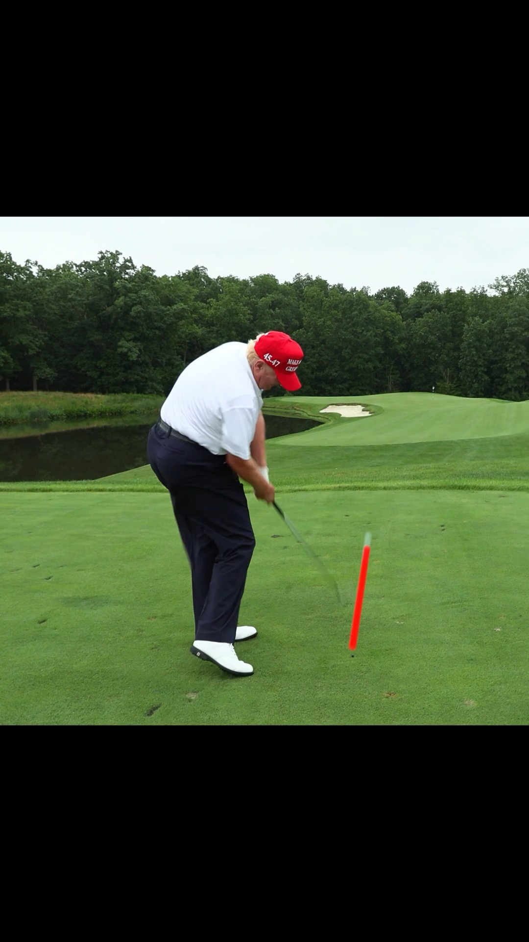 President Trump was dialed from the start #golf