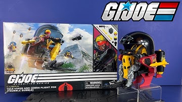 G.I. Joe Classified #98 Python Patrol Tele-Viper & Cobra Flight Pod (Trubble Bubble ) Review