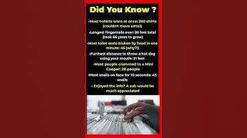 Most Ridiculous Guinness World Records That Actually Exist 🏆😂