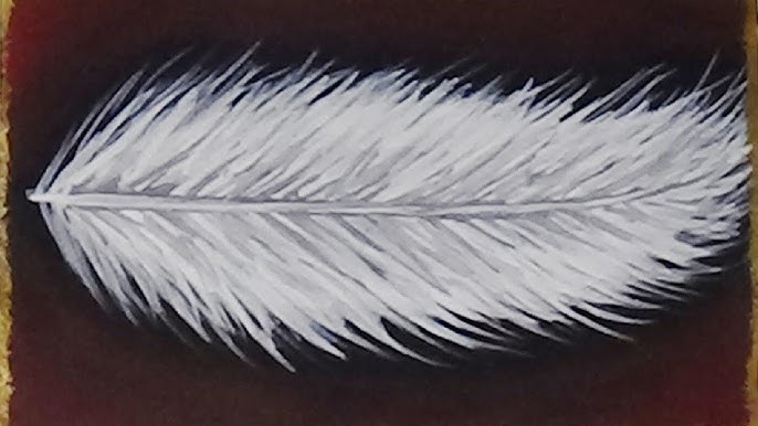 Painting a Feather with Acrylics 