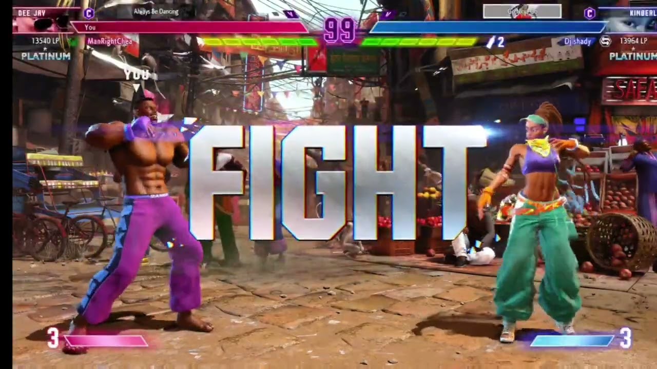 SF6 🤴🏿🇯🇲Dee Jay vs aggressive 🇺🇸 Kimberly