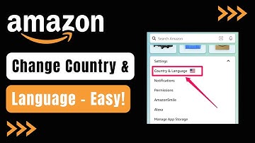 Change Country / Region & Language on Amazon App !