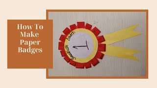 Famous HOW  TO  MAKE  BATCH  FOR  VOLUNTEER || PAPER BATCH || BATCH MAKING Profile
