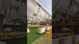 Haldi decor at Khimsar ITC welcome