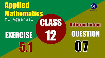 Class 12 Applied Mathematics ML Aggarwal - Differentiation - Ex 5-1 Q7 If sqrt(y + x) + sqrt..