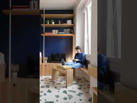 How This Micro Apartment Maximises Small-Space Living #nevertoosmall #shorts