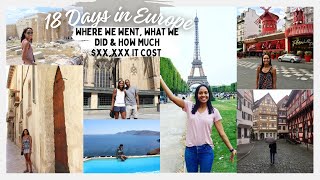 18 Days of Travel In Europe: What We Did, Where We Went &amp; How Much Money We Spent