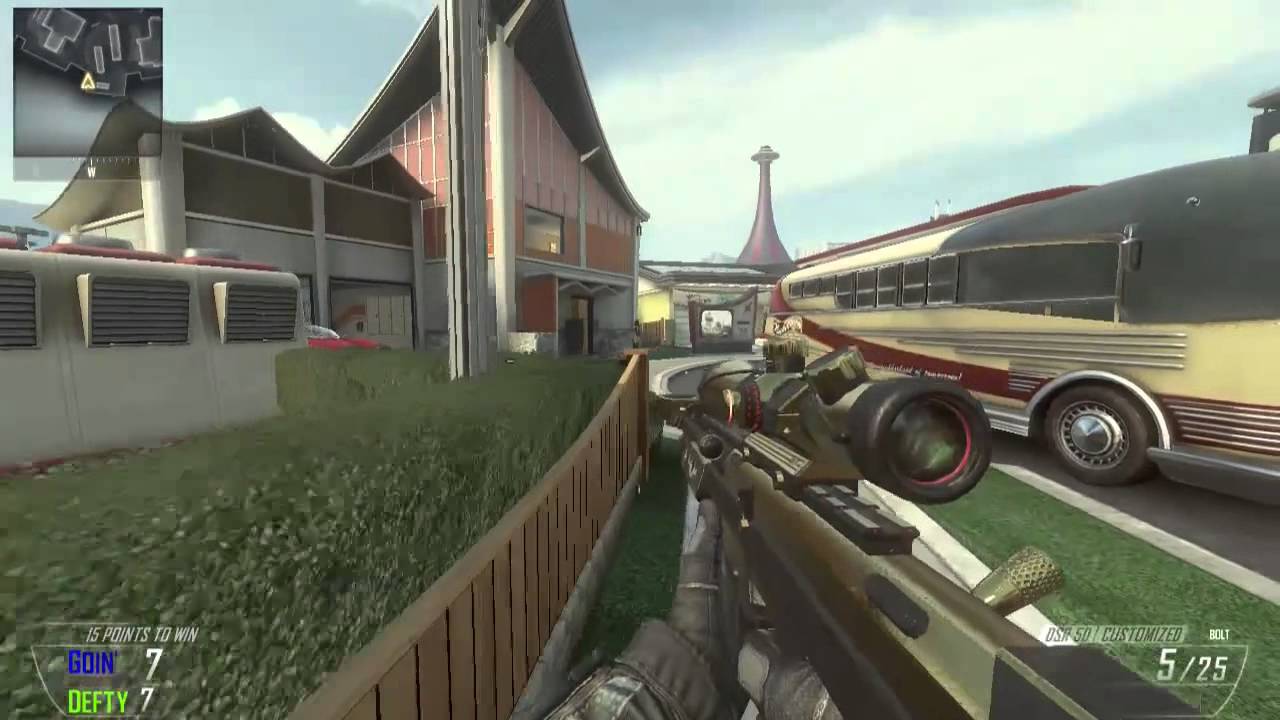 Naked vs. Crusher! BO2 Sniper  OneVsOne