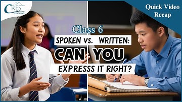 Class 6 Spoken and Written Expressions | English Olympiad | CREST Olympiads