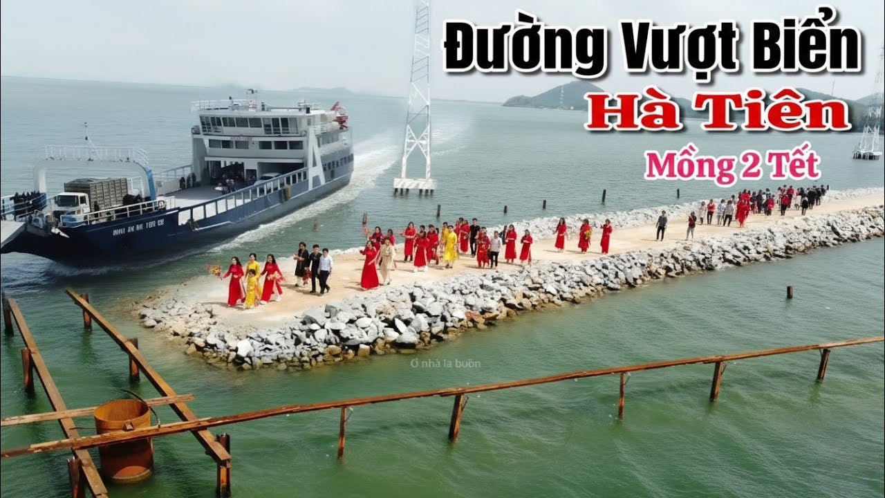 Đường Vượt Biển Hà Tiên-Điểm Thu Hút Khách Du Lịch Nhất Vào Ngày Tết 2026 Tại Núi Đèn