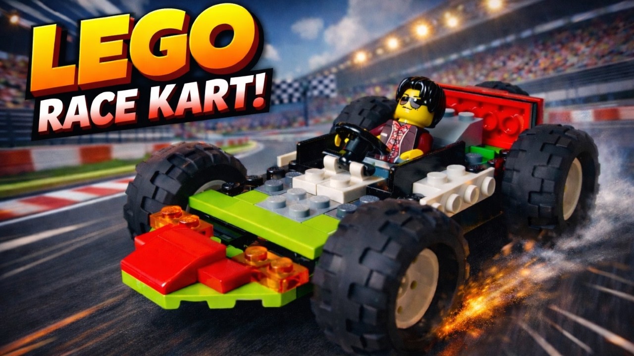 LEGO Race Kart Tutorial | Step-by-Step Speed Build