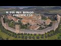 Il più bel borgo fortificato nella campagna Toscana